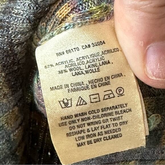 Retro Style Vented Pipes Stripes Turtleneck - MULTICOLORED - Picture 9 of 12